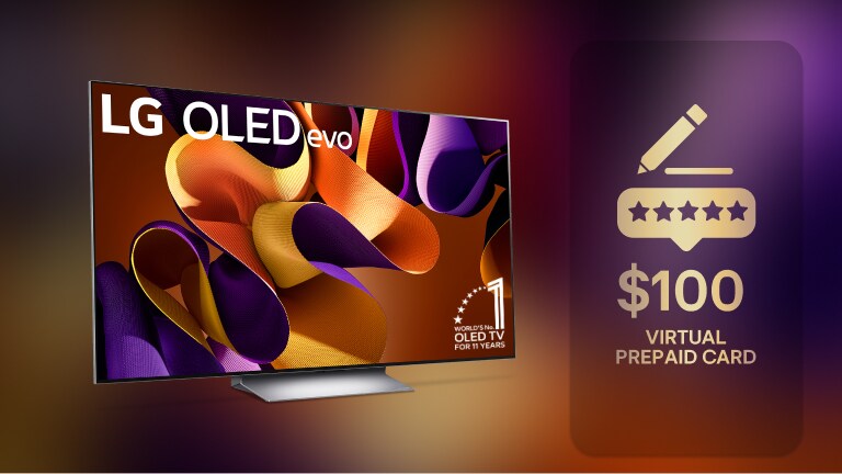 Earn a $100 virtual prepaid card w/ '24 OLED/QNED TVs purchase